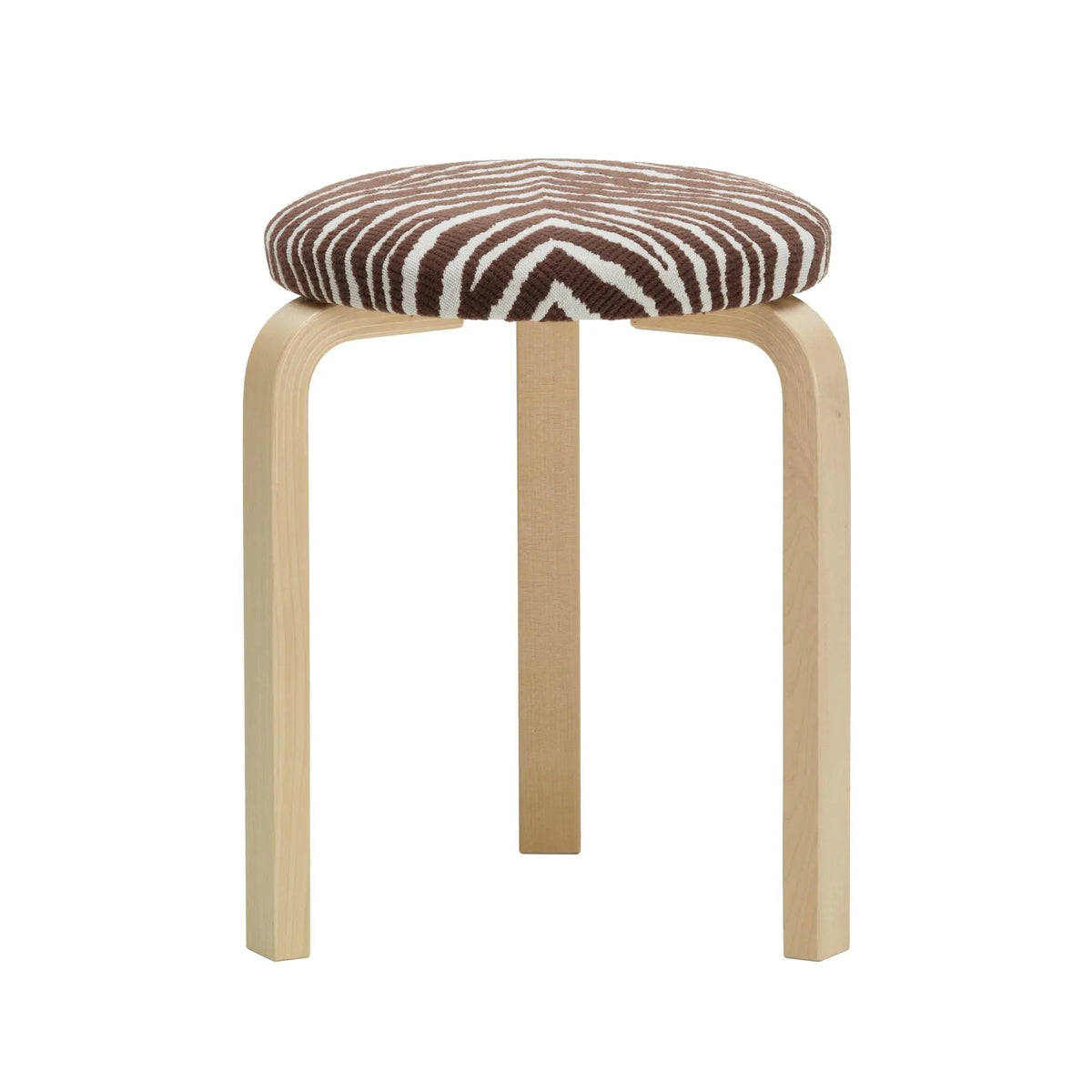 Artek 60 jakkara Zebra ruskea/koivu Artek