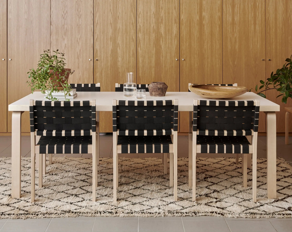 Artek 611 tuoli koivu/musta Artek