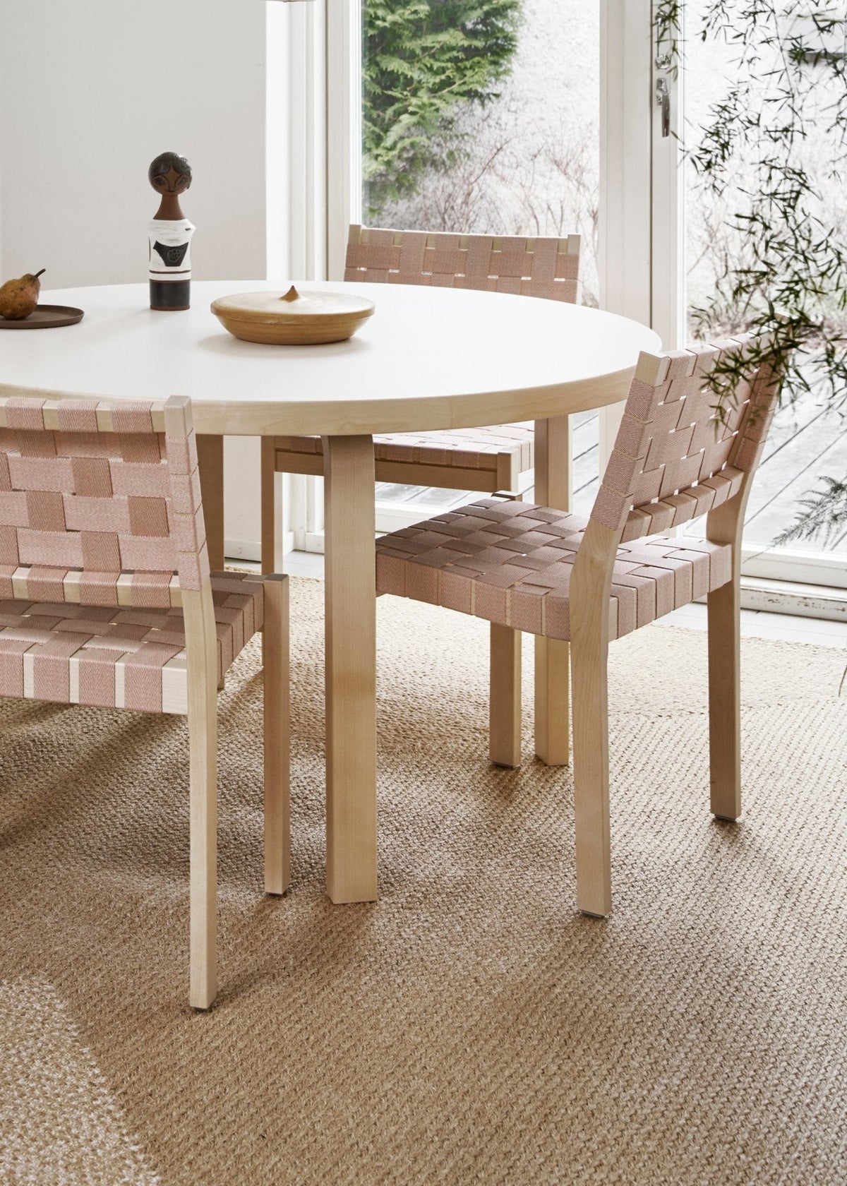 Artek 611 tuoli koivu/punainen - Laatukaluste