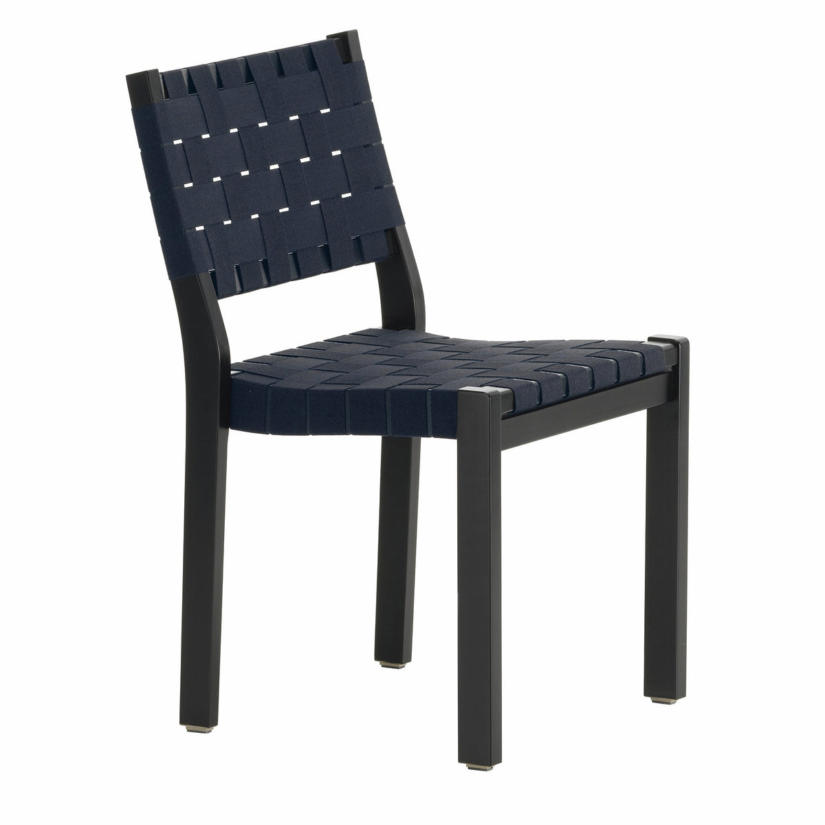 Artek 611 tuoli maalattu musta/sininen - Laatukaluste