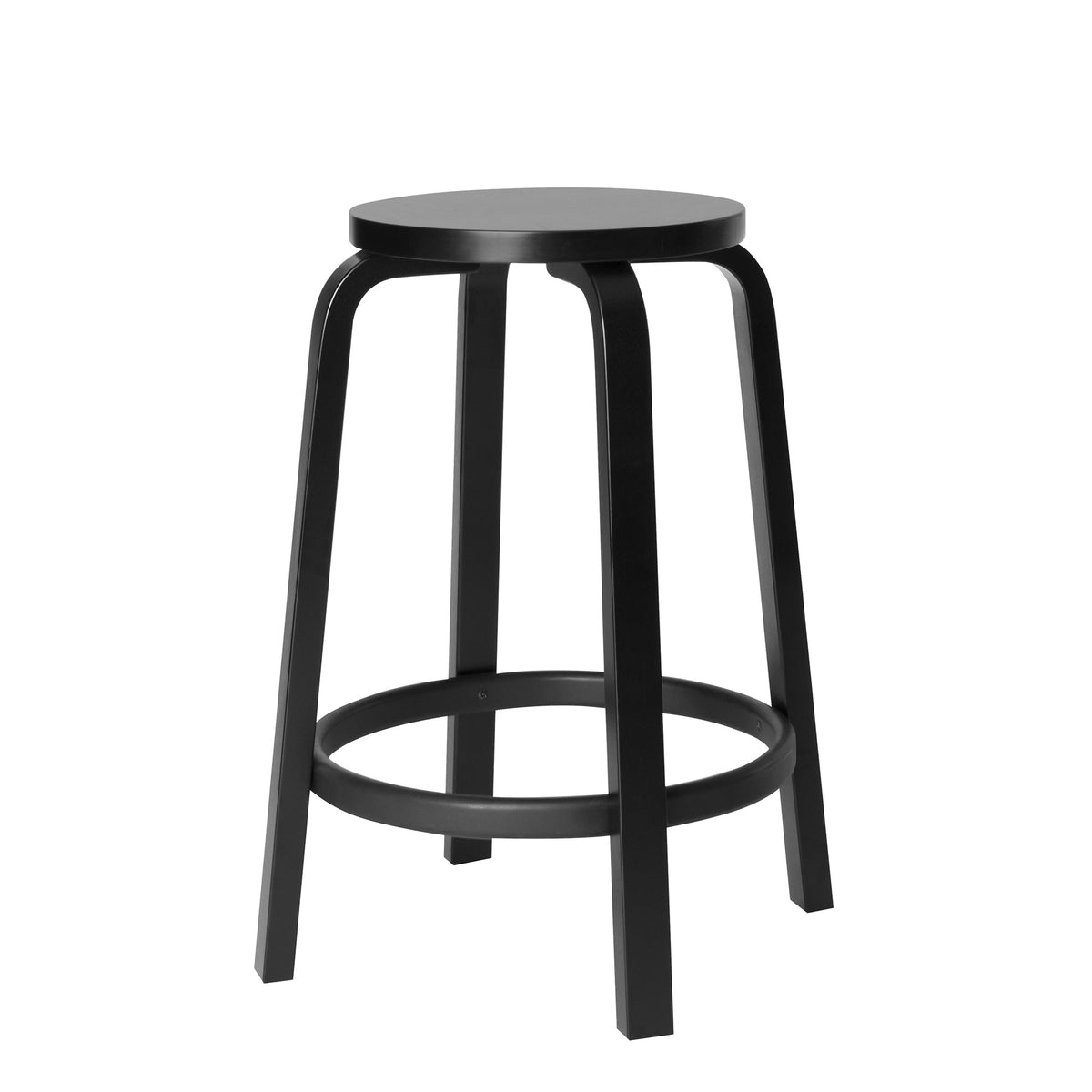 Artek 64 baarijakkara maalattu musta - Laatukaluste