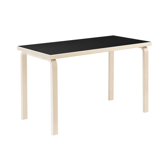 Artek 80A pöytä musta linoleum - Laatukaluste
