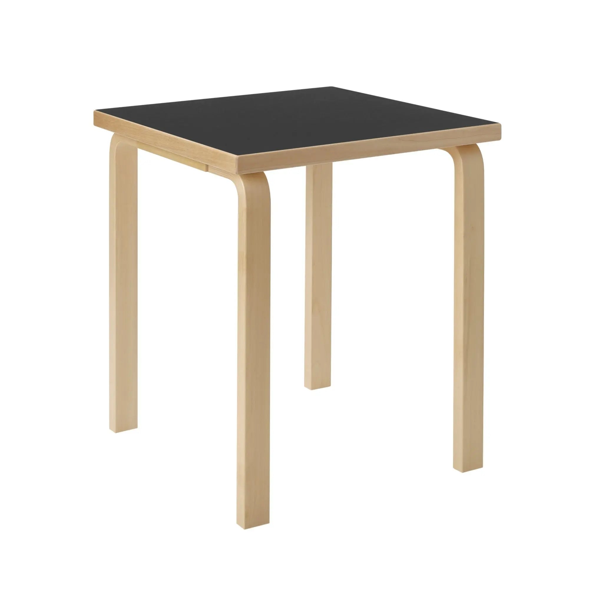 Artek 80C pöytä musta linoleum Artek