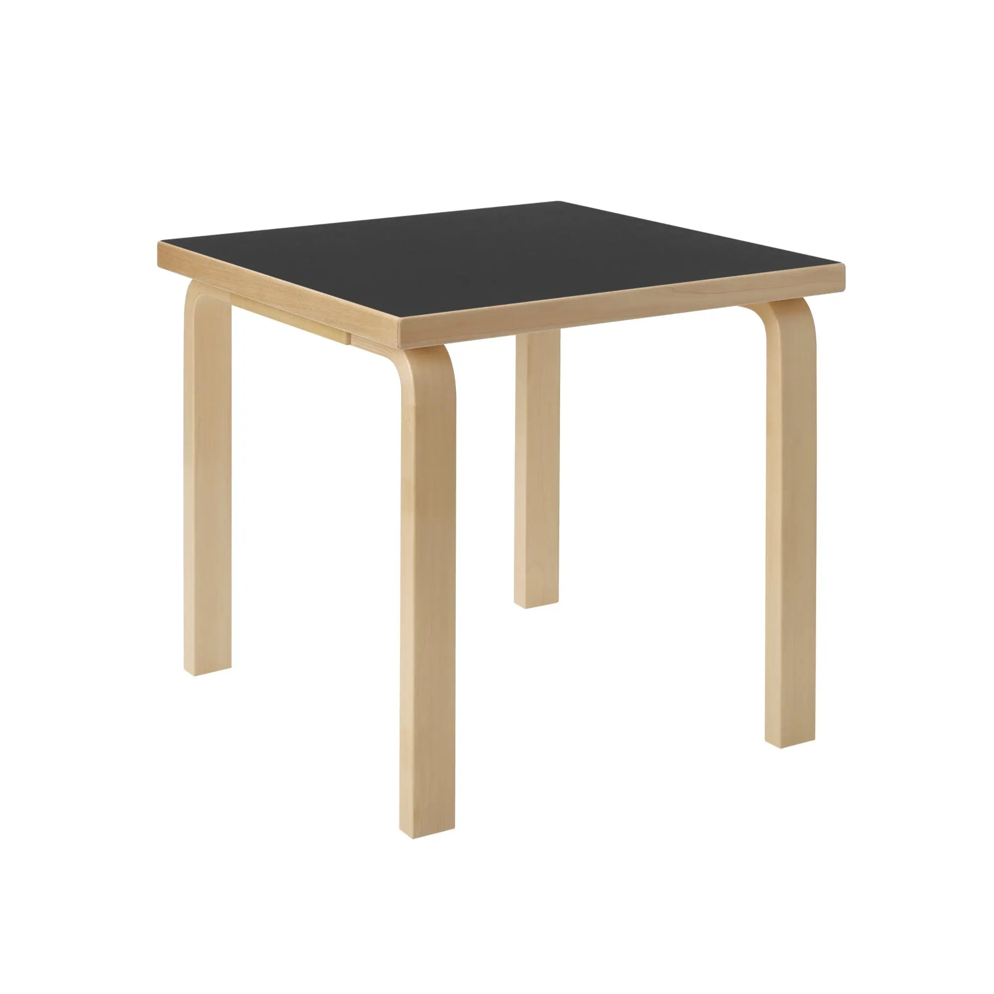 Artek 80C sohvapöytä musta linoleum Artek