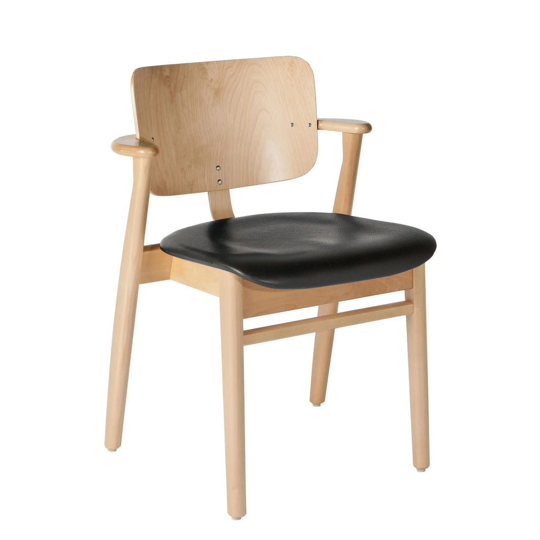 Artek Domus tuoli istuin nahkaverhoiltu Artek