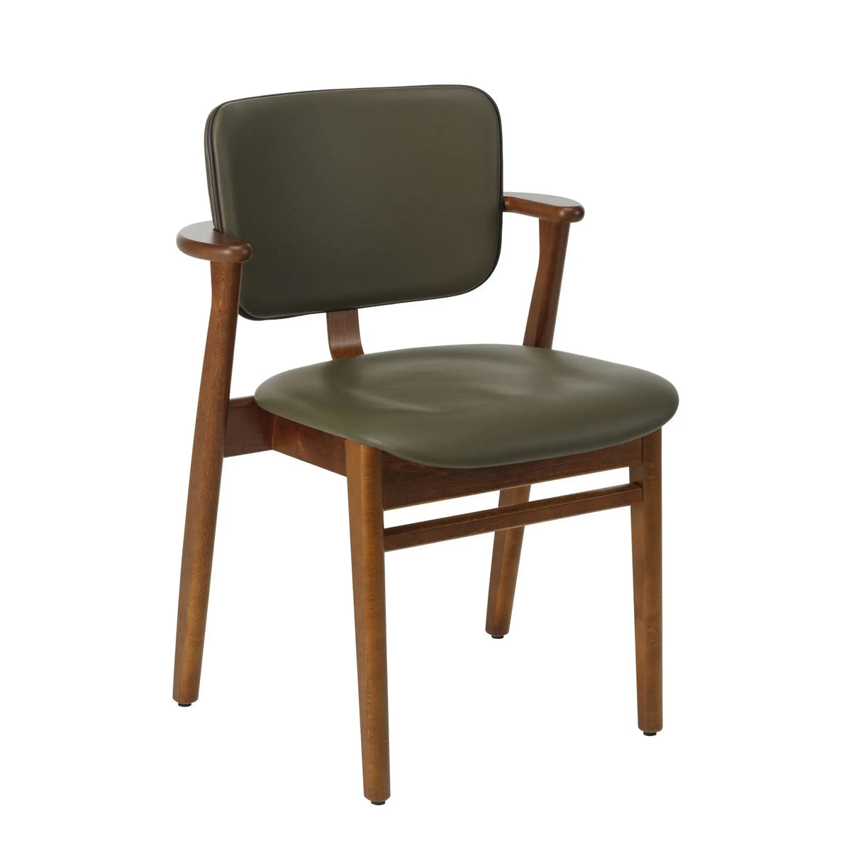 Artek Domus tuoli pähkinäpetsattu/Spectrum moss Artek