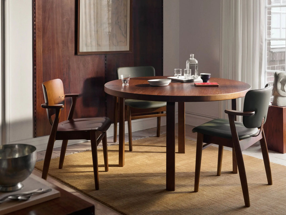 Artek Domus tuoli pähkinäpetsattu/Spectrum moss Artek