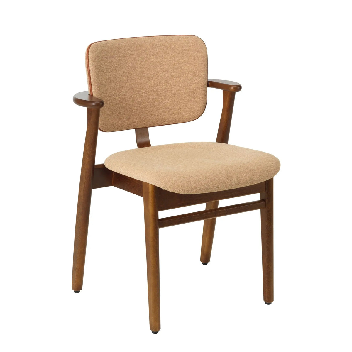 Artek Domus tuoli pähkinäpetsattu/Wow RE beige-pinkki Artek
