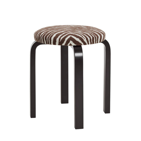 Artek E60 jakkara Zebra ruskea/musta Artek