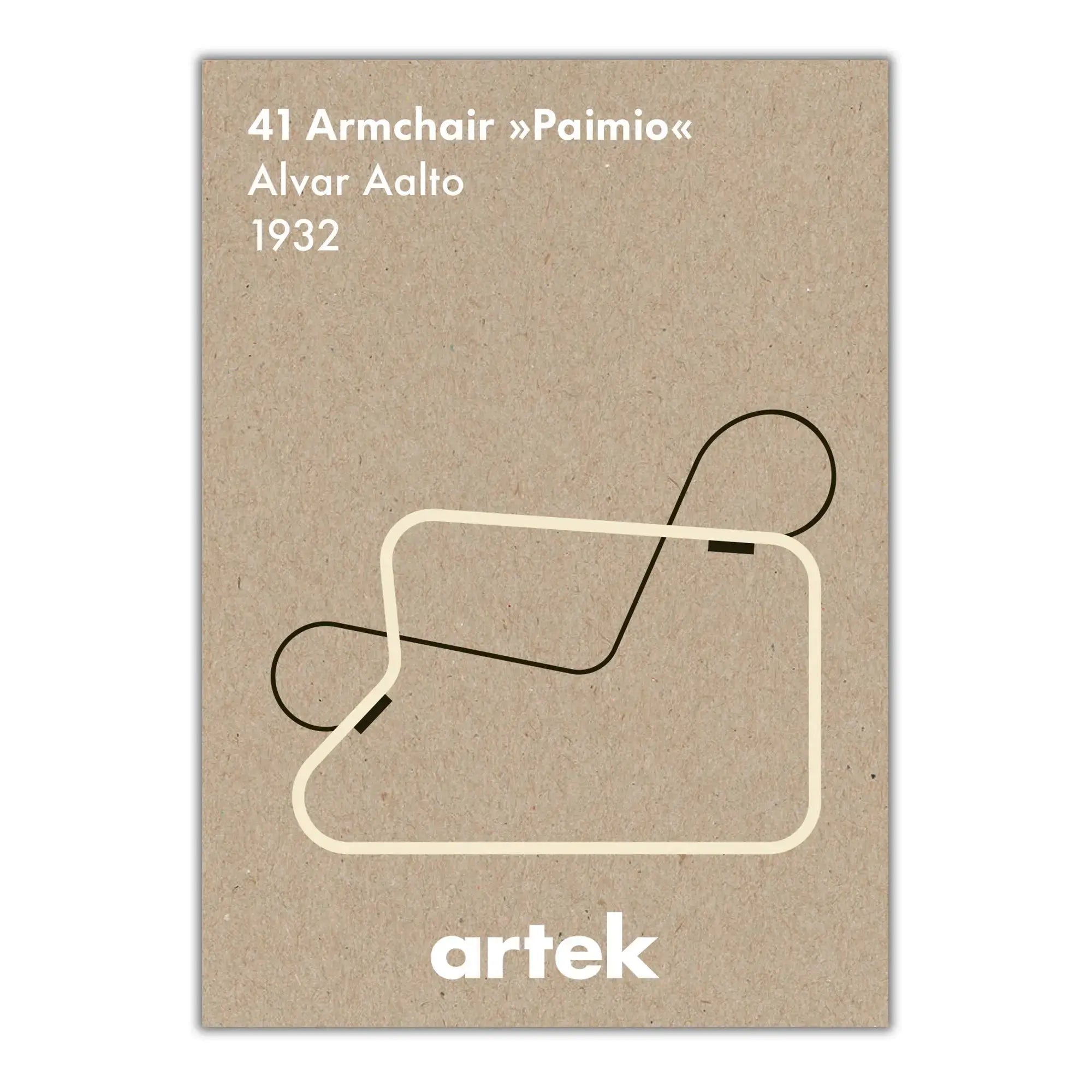 Artek Icons Paimio juliste 50x70 - Laatukaluste