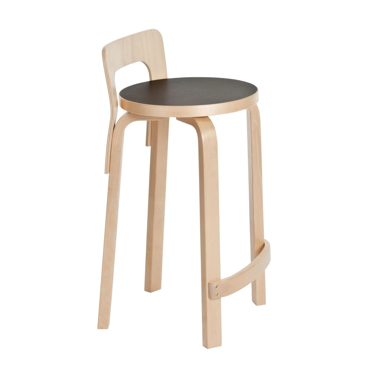 Artek K65 työtuoli musta linoleum Artek