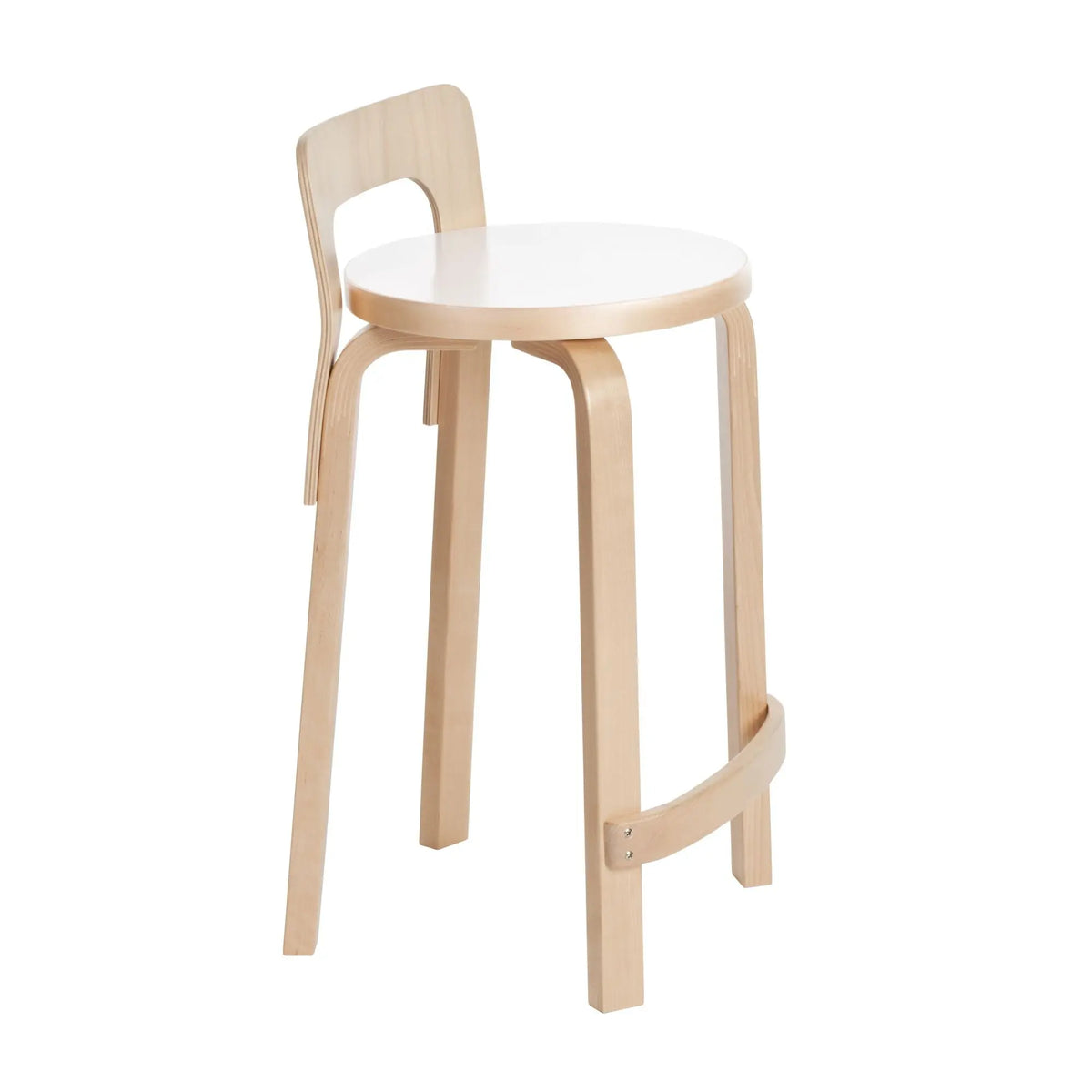 Artek K65 työtuoli valkoinen laminaatti Artek