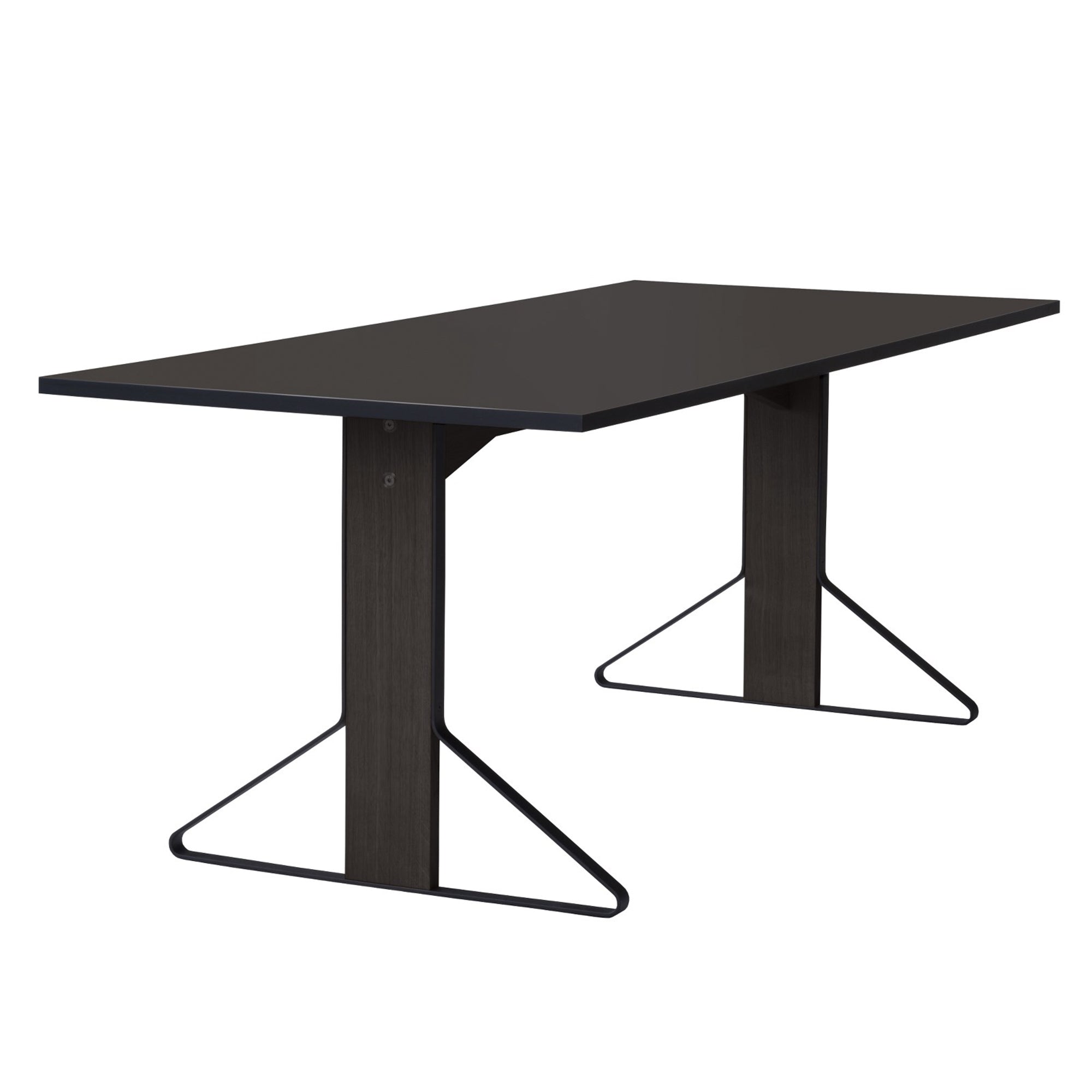 Artek Kaari REB 001 pöytä musta linoleum/musta tammi - Laatukaluste