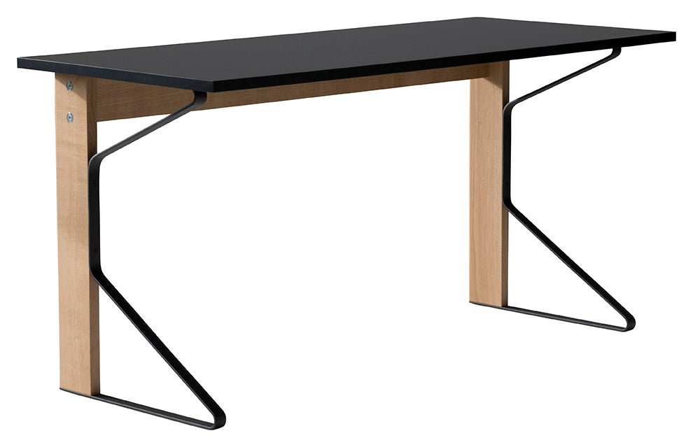 Artek Kaari REB 005 pöytä musta linoleum/tammi - Laatukaluste