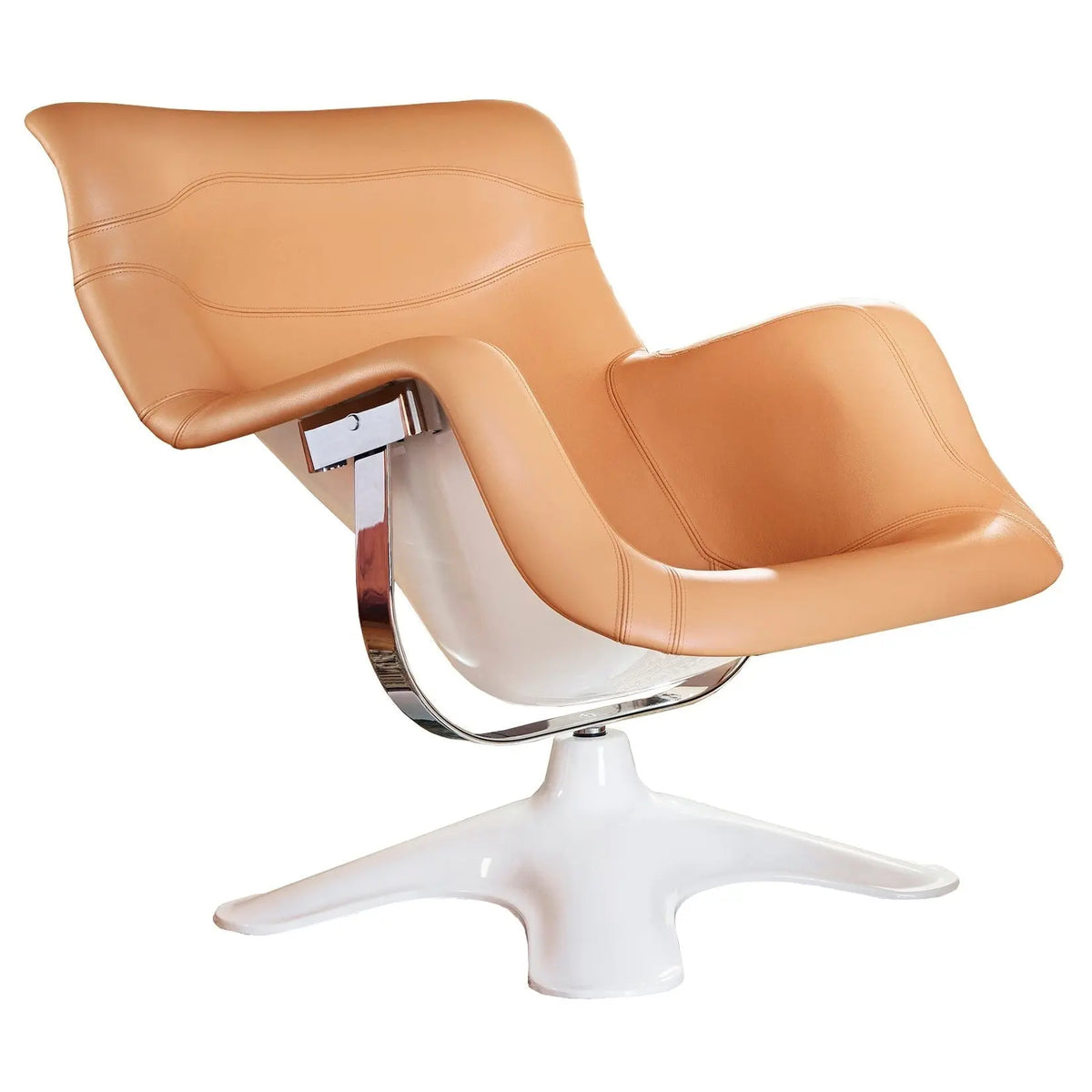 Artek Karuselli lepotuoli nougat nahka Artek