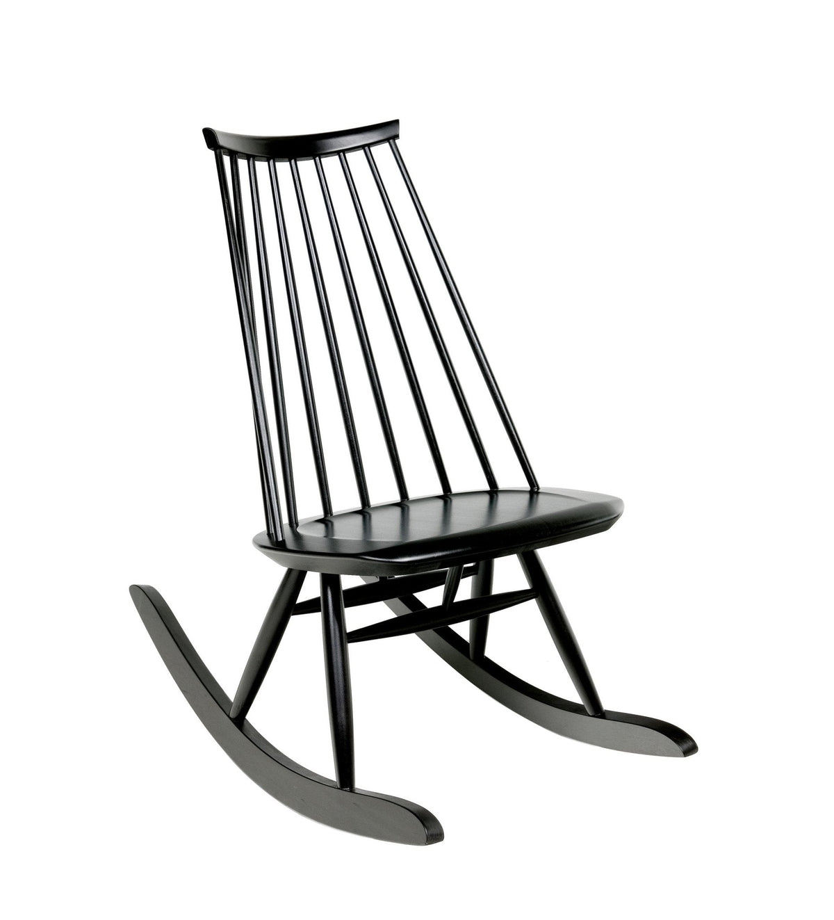 Artek Mademoiselle keinutuoli maalattu musta - Laatukaluste