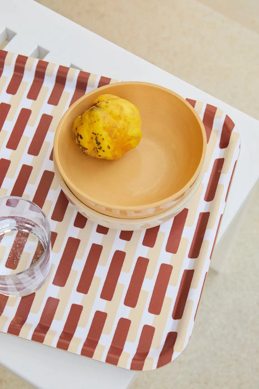 Artek Siena tarjotin iso tiilenpunainen/hiekka - Laatukaluste