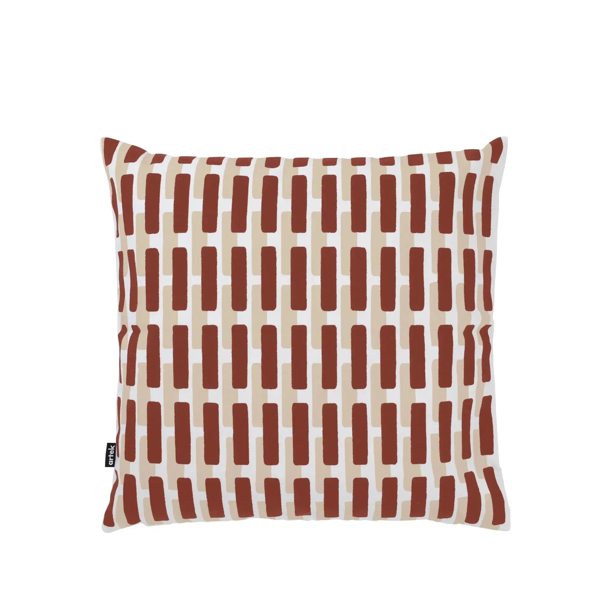 Artek Siena tyynynpäällinen 40x40 tiilenpunainen/hiekka - Laatukaluste