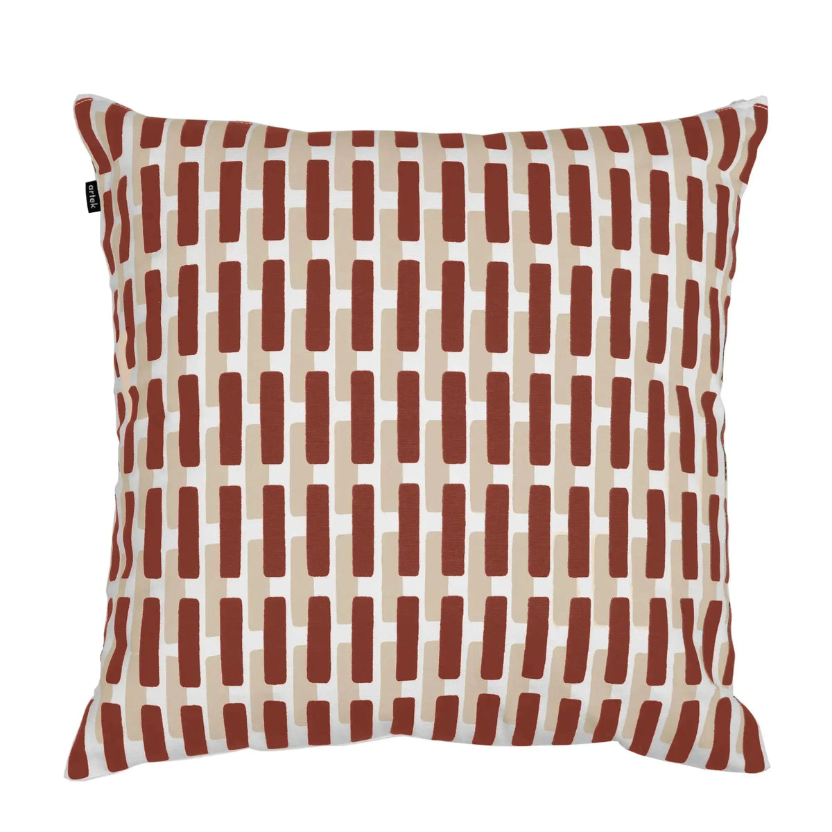 Artek Siena tyynynpäällinen 50x50 tiilenpunainen/hiekka - Laatukaluste