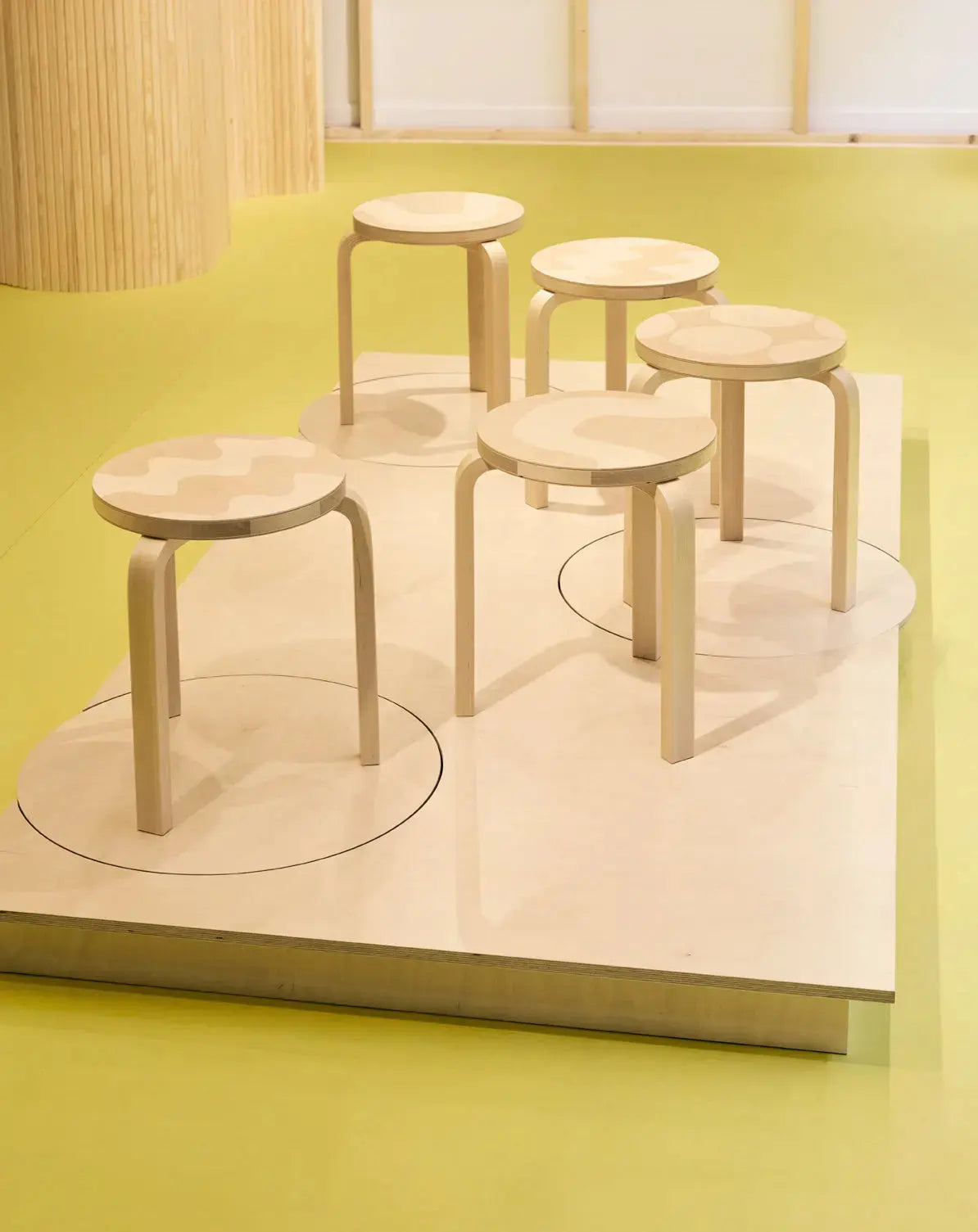 Artek + Marimekko 60 jakkara Kivet Artek
