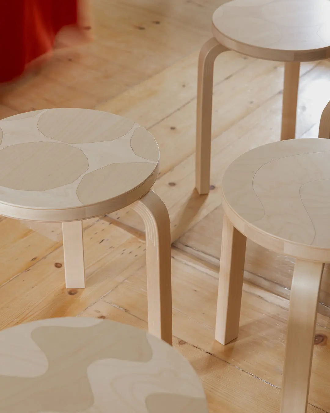 Artek + Marimekko 60 jakkara Kivet Artek