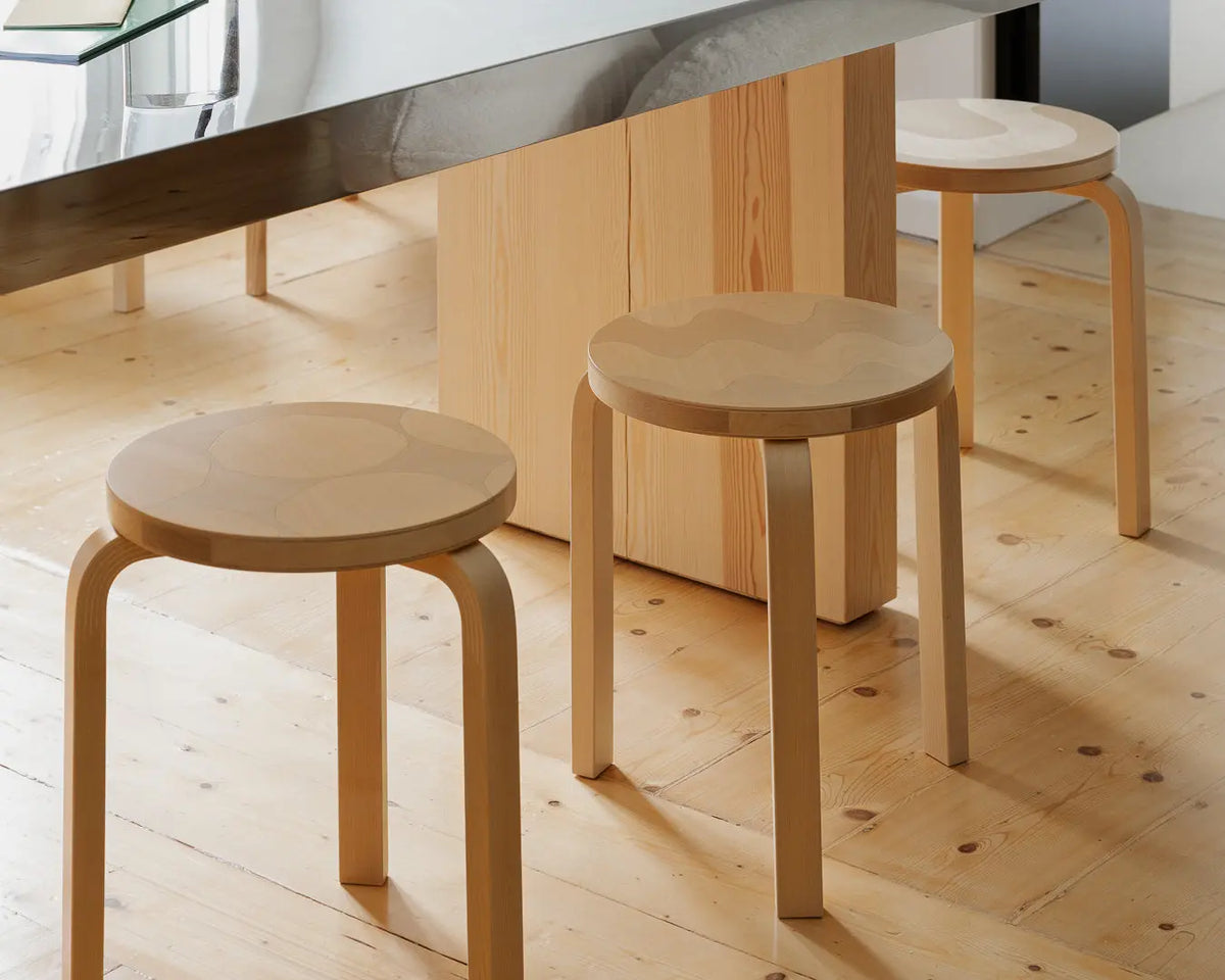 Artek + Marimekko 60 jakkara Kivet Artek