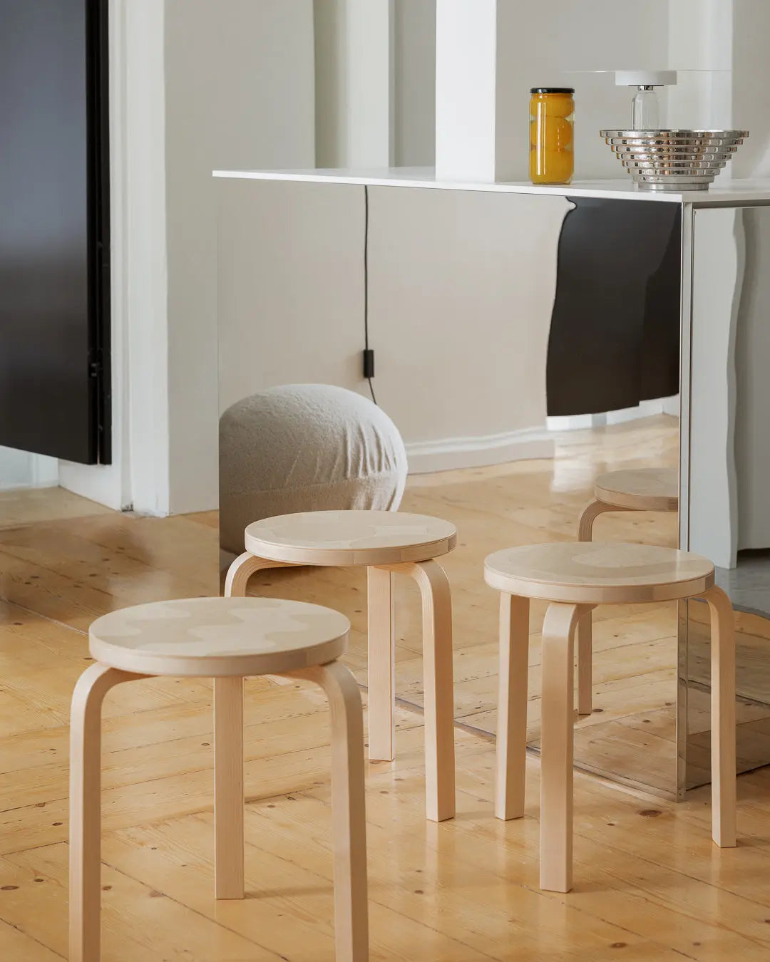 Artek + Marimekko 60 jakkara Kivet Artek