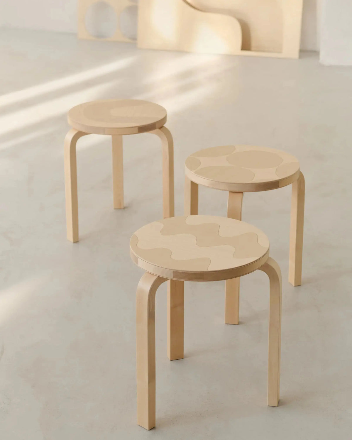 Artek + Marimekko 60 jakkara Lokki Artek