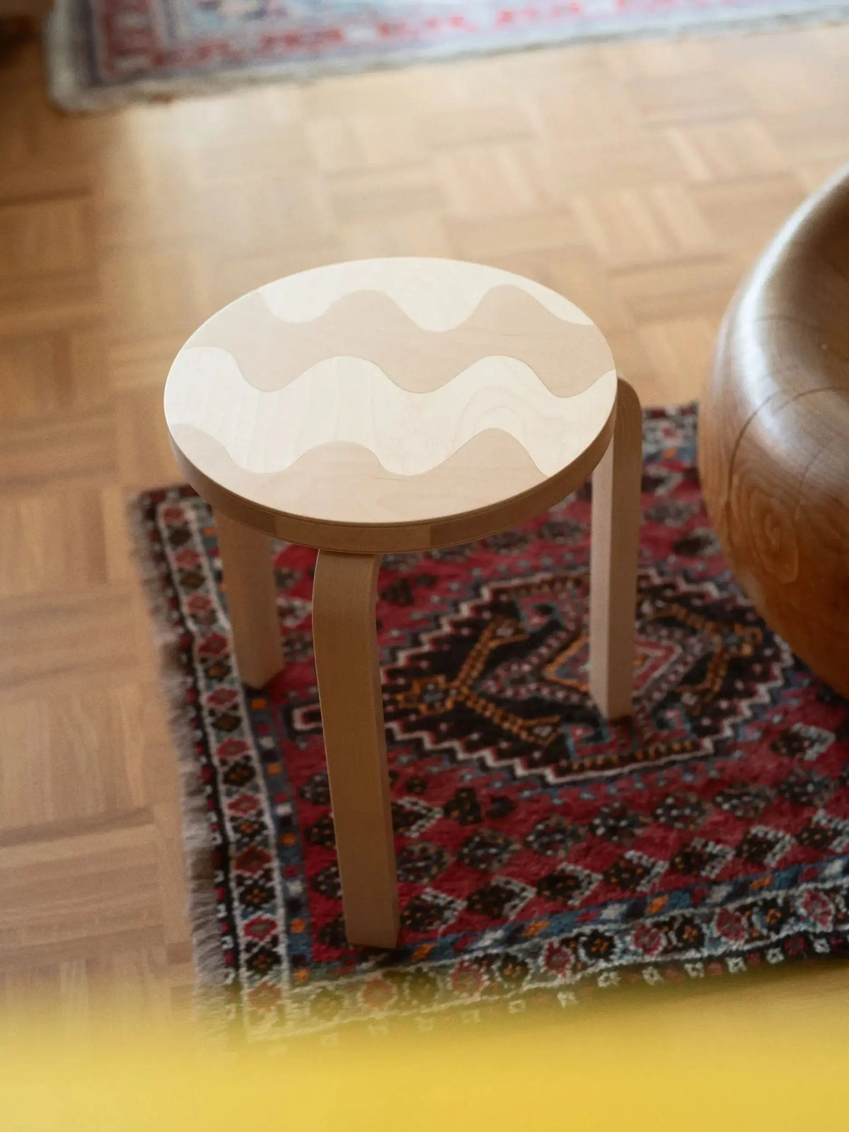 Artek + Marimekko 60 jakkara Lokki Artek