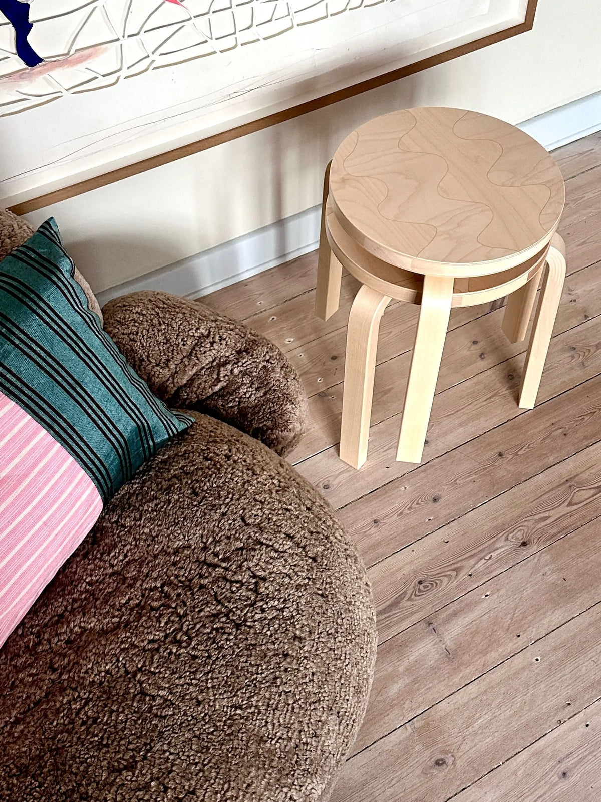 Artek + Marimekko 60 jakkara Lokki Artek