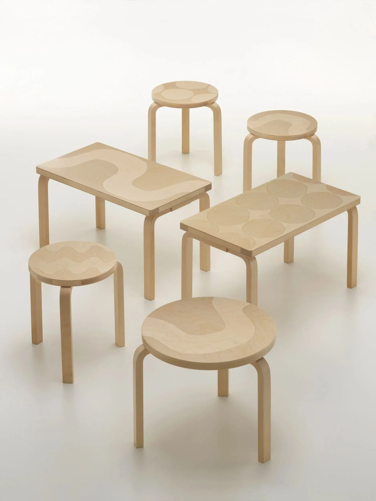 Artek + Marimekko 90D sivupöytä Seireeni Artek