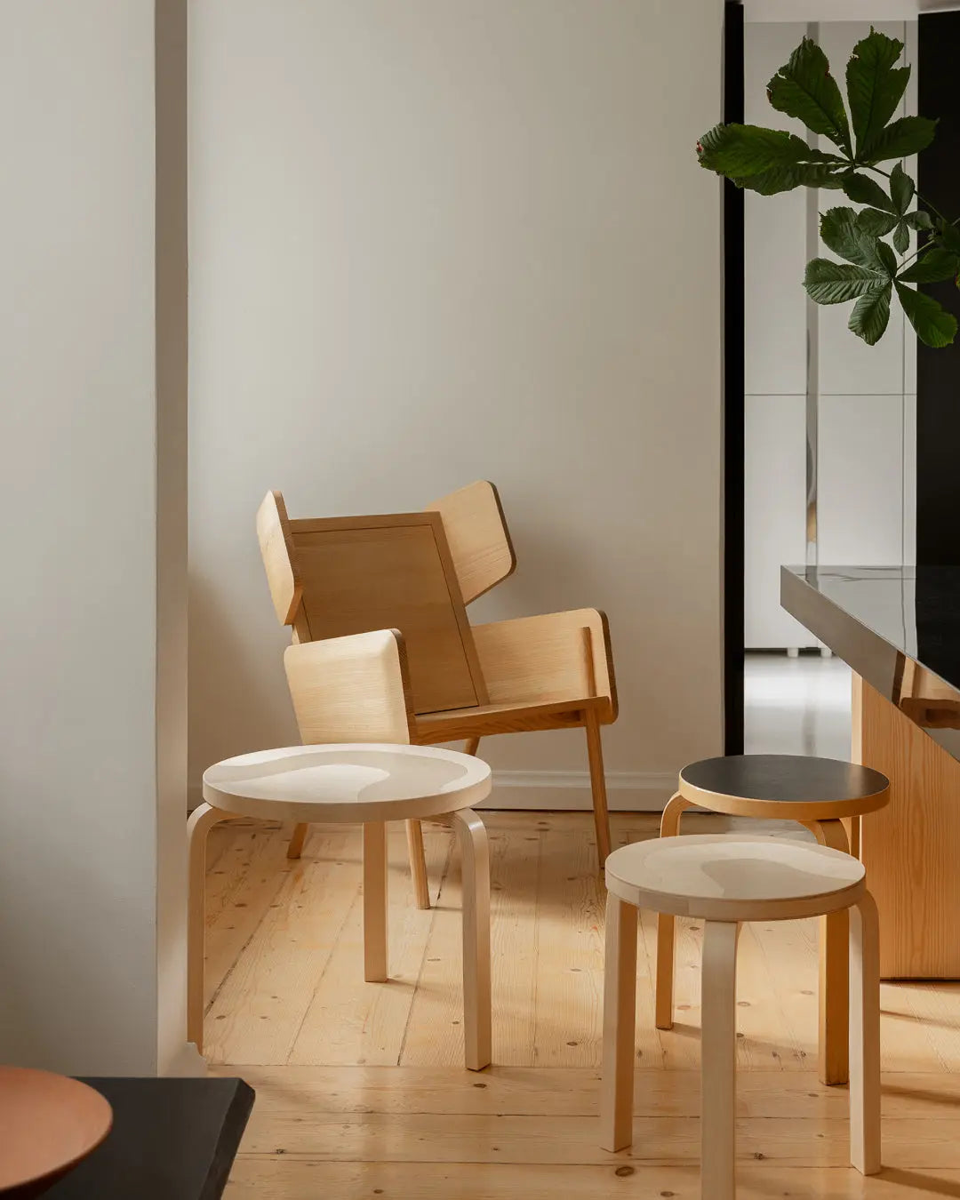 Artek + Marimekko 90D sivupöytä Seireeni Artek