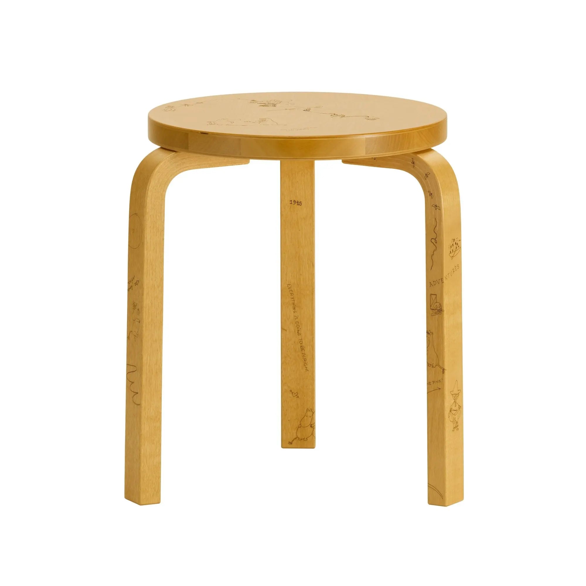 Artek + Muumit 60 jakkara Juhla Artek