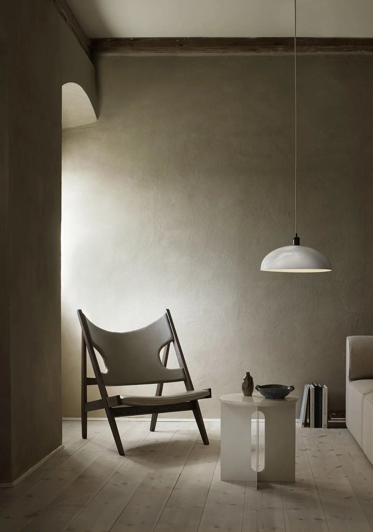 Audo Copenhagen Androgyne pöydän marmorikansi valkoinen Audo Copenhagen