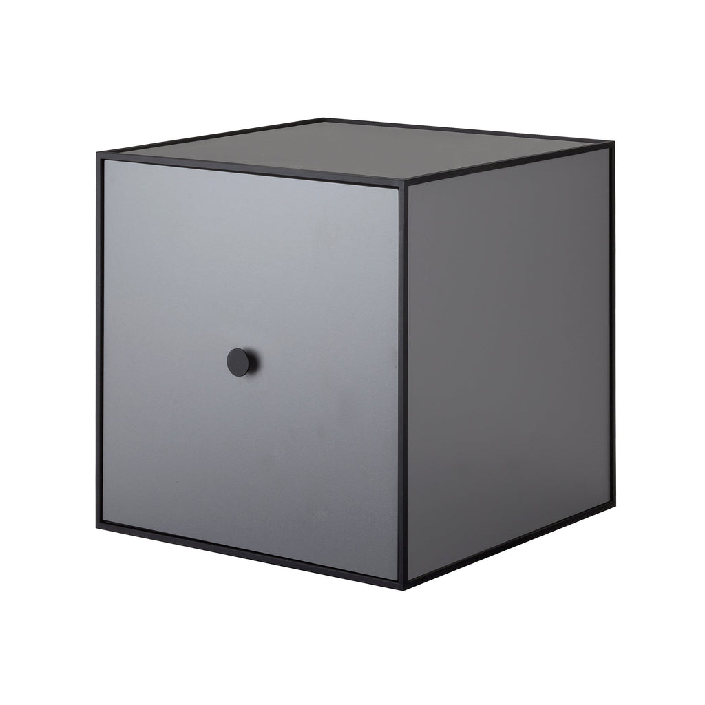 Audo Copenhagen Frame 35 drawer with door dark grey - Laatukaluste