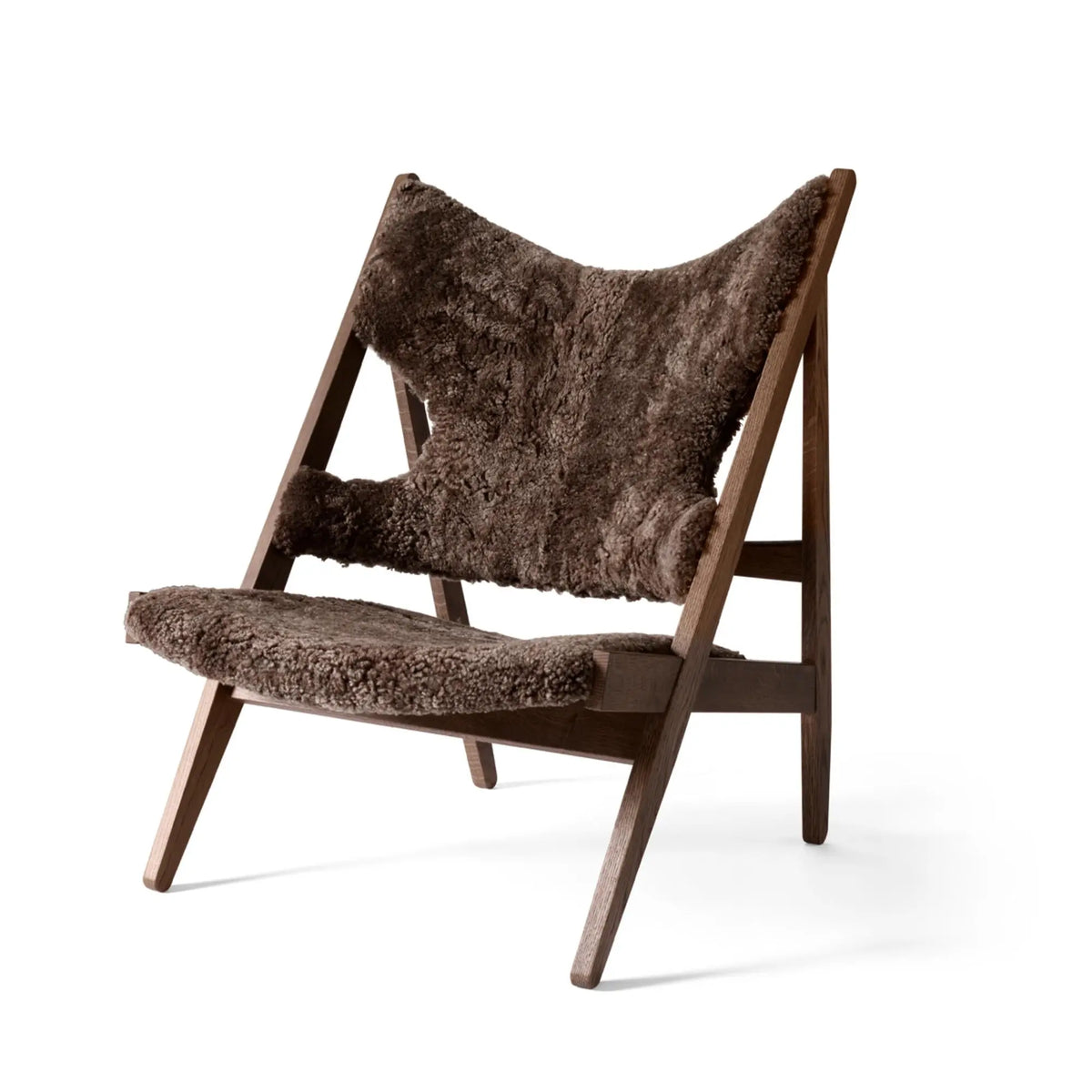 Audo Copenhagen Knitting lepotuoli tumma tammi/root Audo Copenhagen