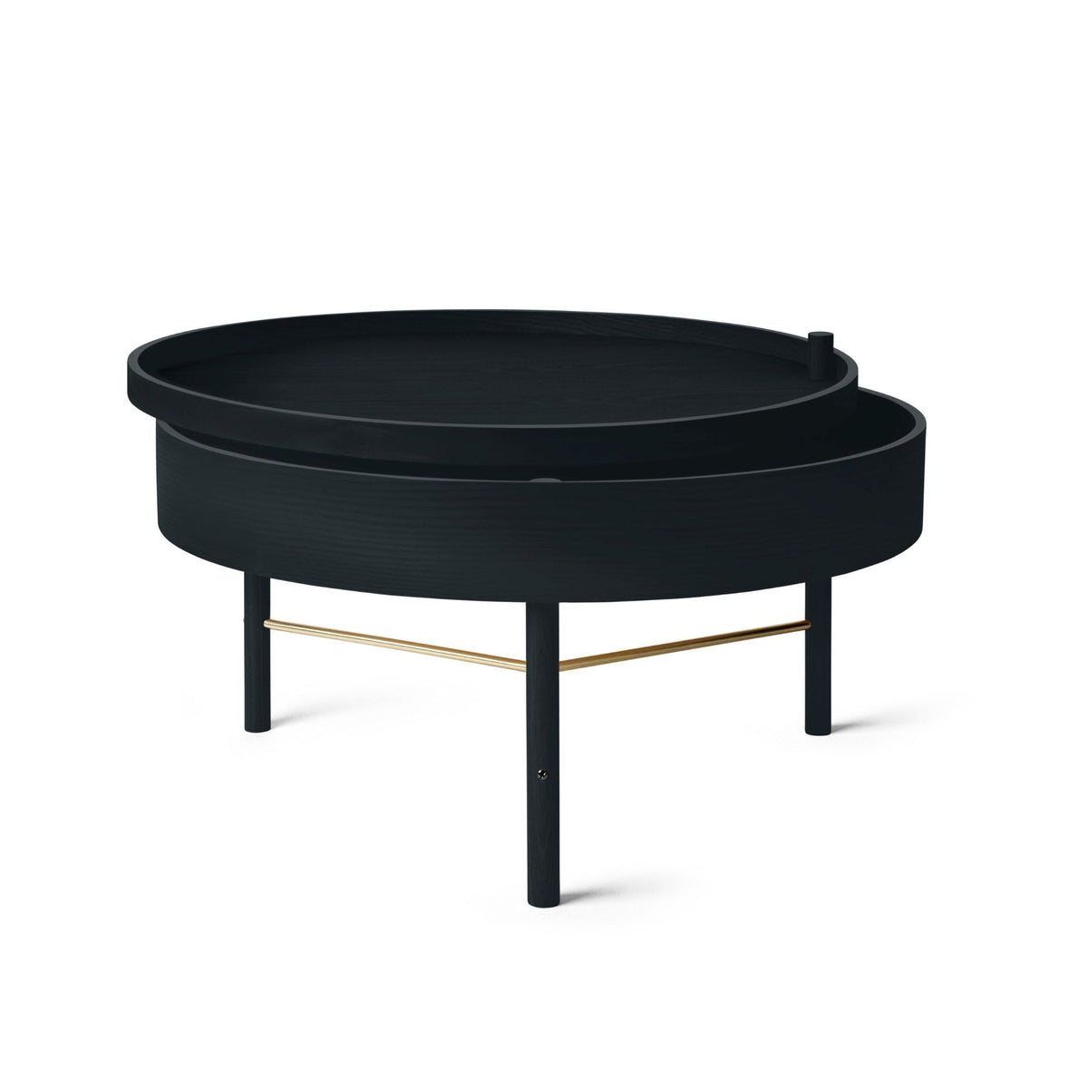 Audo Copenhagen Turning Table sohvapöytä musta saarni Audo Copenhagen