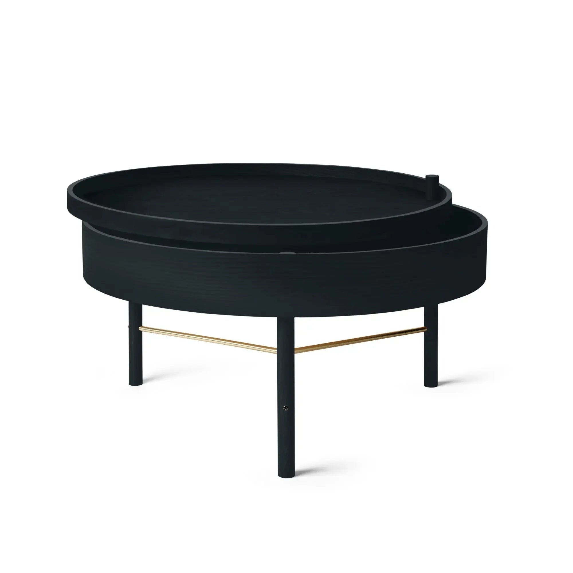 Audo Copenhagen Turning Table sohvapöytä musta saarni Audo Copenhagen