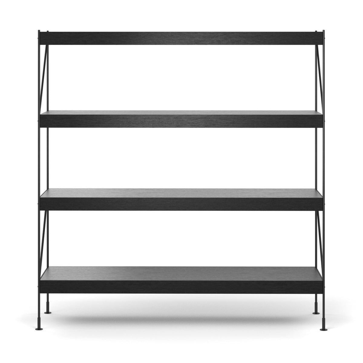 Menu Zet säilytysjärjestelmä H158 musta/musta - Laatukaluste