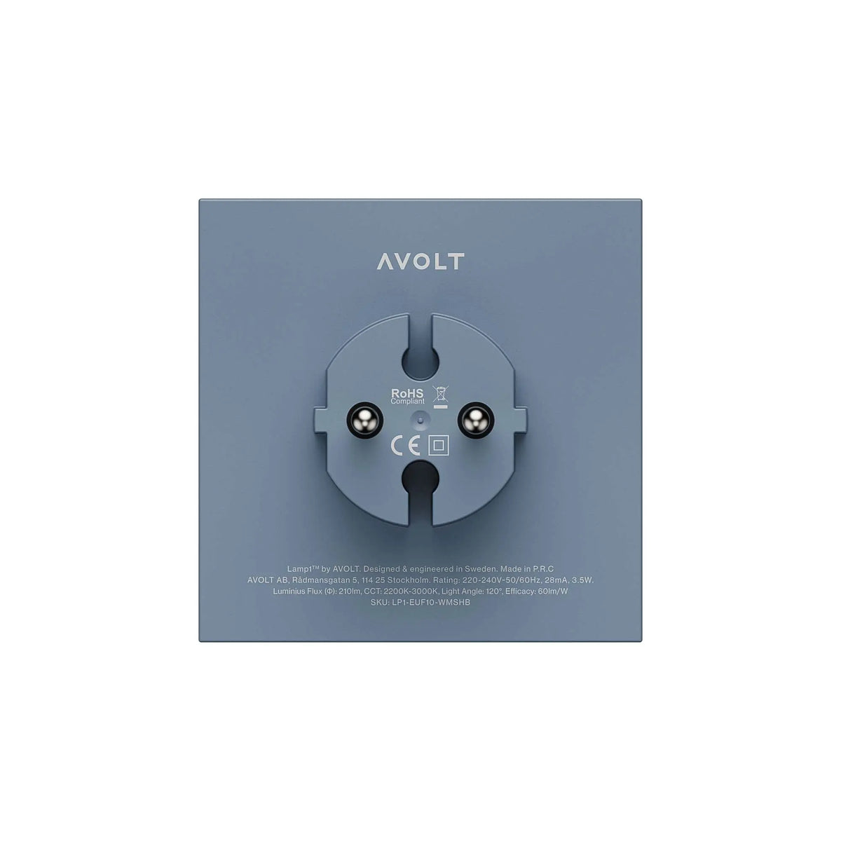 Avolt Lamp 1 yövalo sininen Avolt