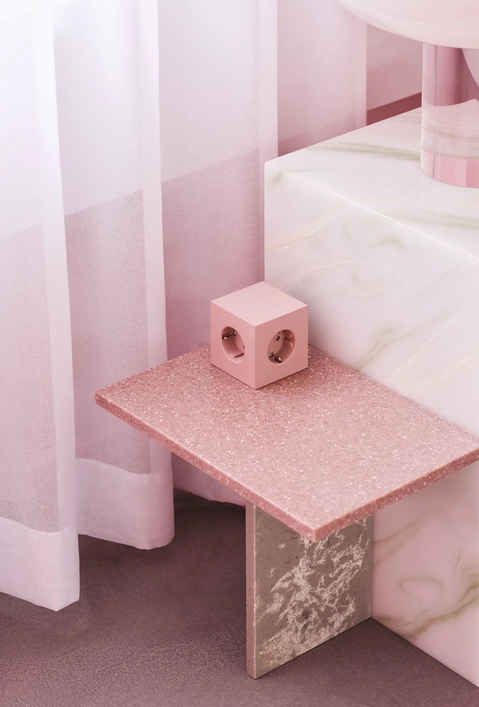 Avolt Square 1 USB-C jatkojohto 3m vaaleanpunainen Avolt