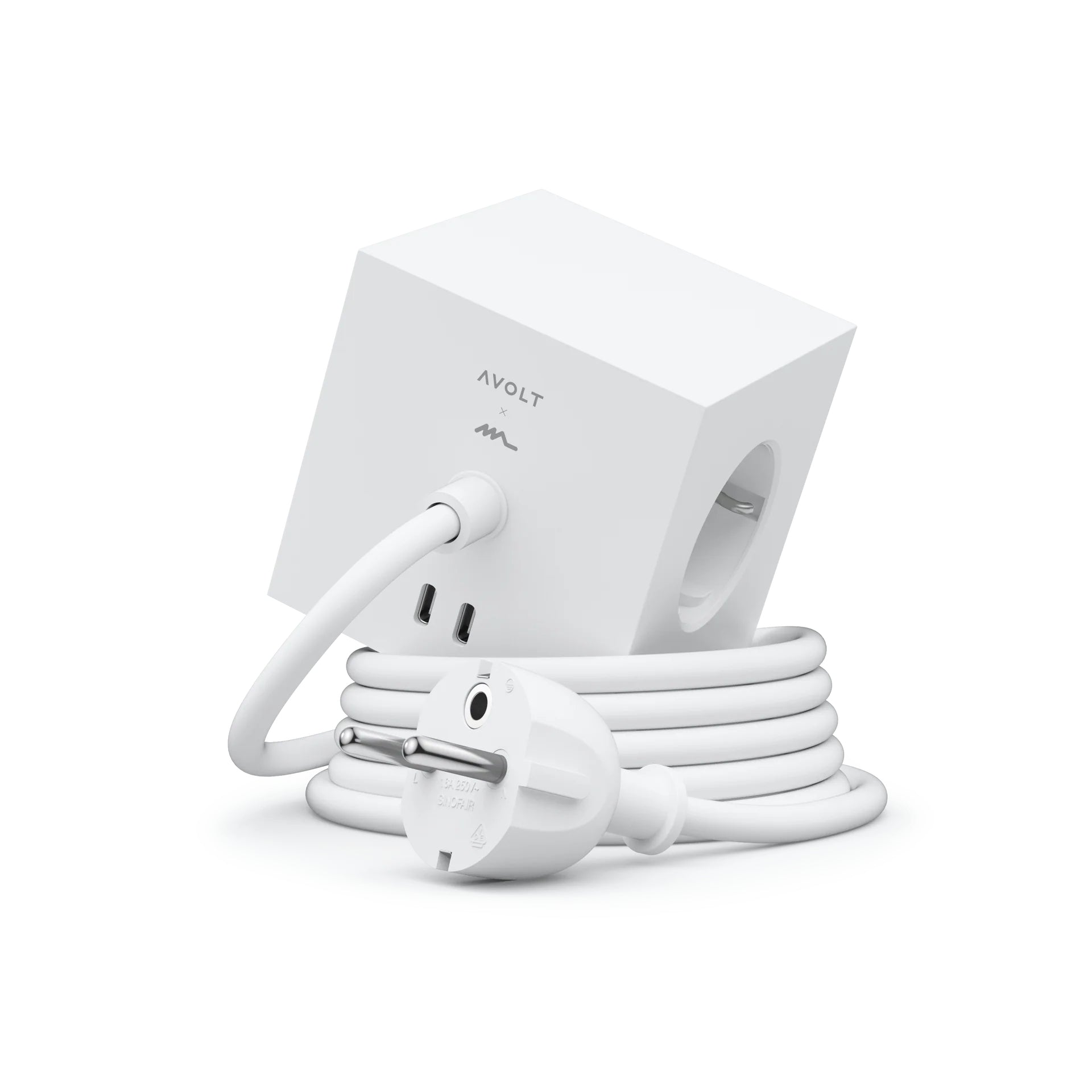 Avolt Square 1 USB-C jatkojohto 3m valkoinen Avolt