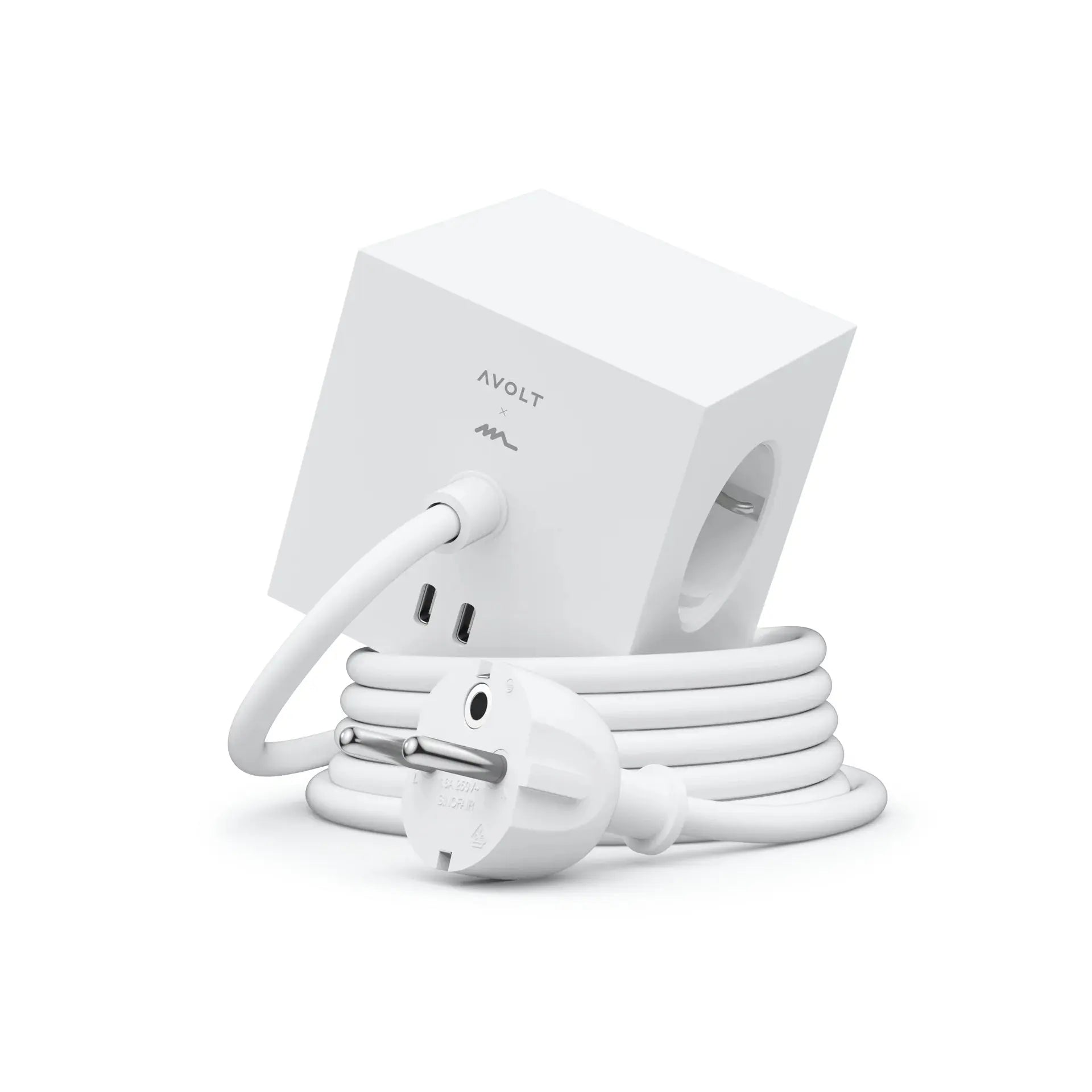 Avolt Square 1 USB-C jatkojohto 3m valkoinen Avolt