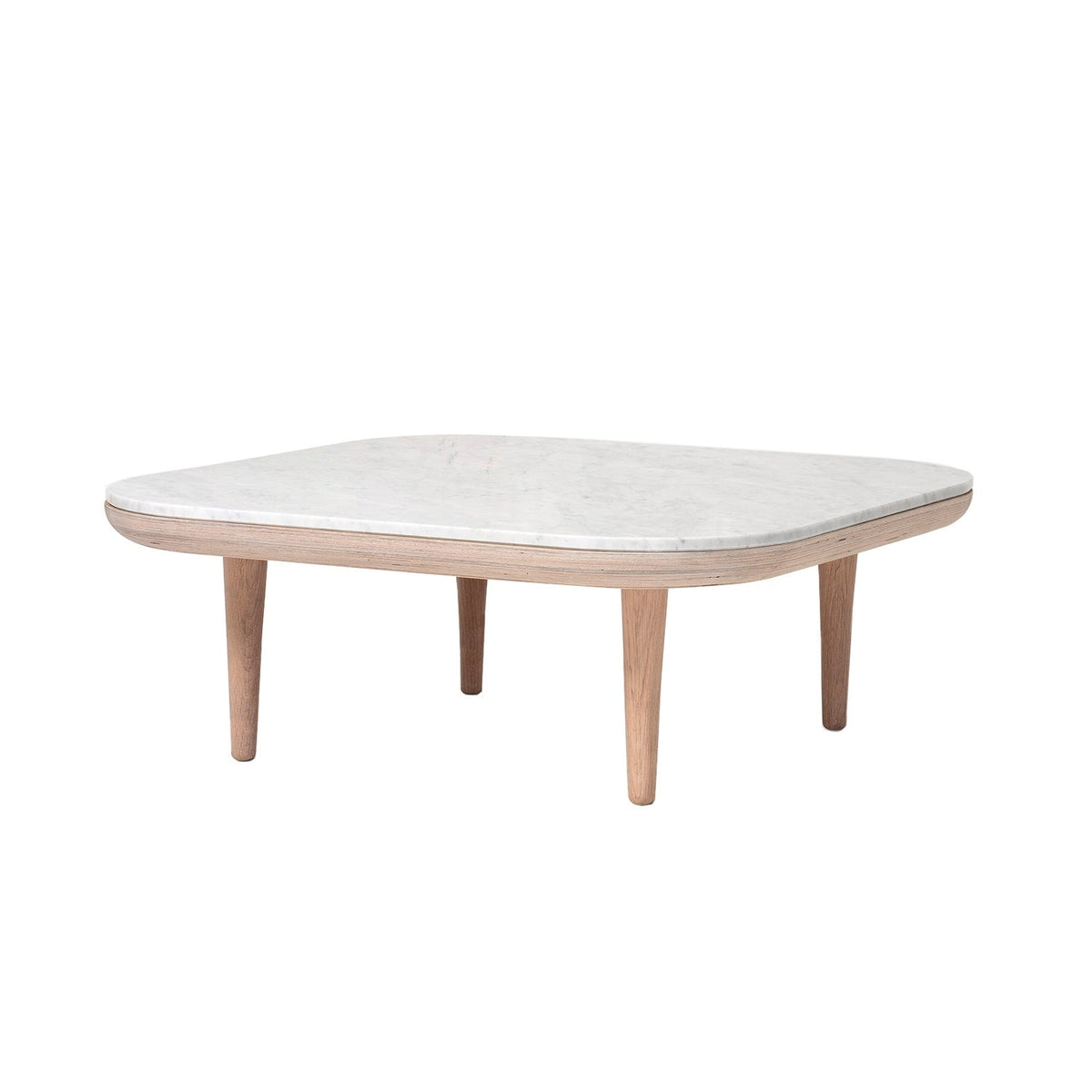&Tradition Fly SC4 sohvapöytä valkoöljytty tammi/Bianco Carrara &Tradition