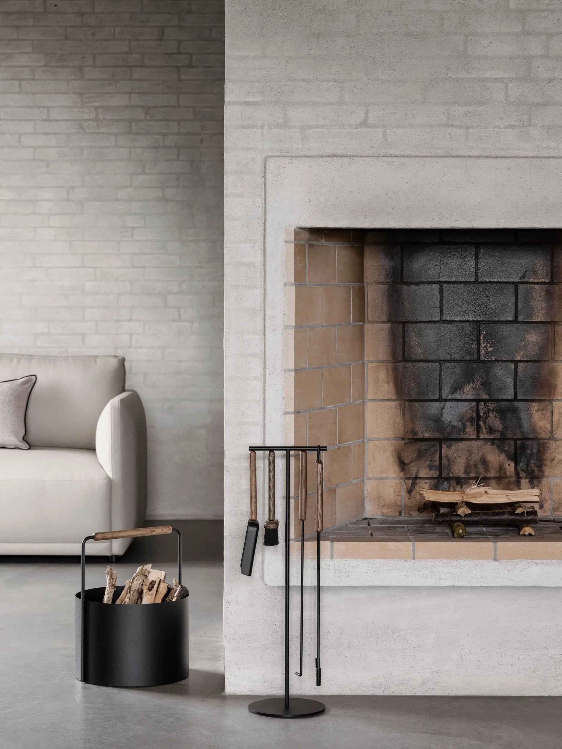 Blomus Ashi halkoteline M ruskea/musta Blomus