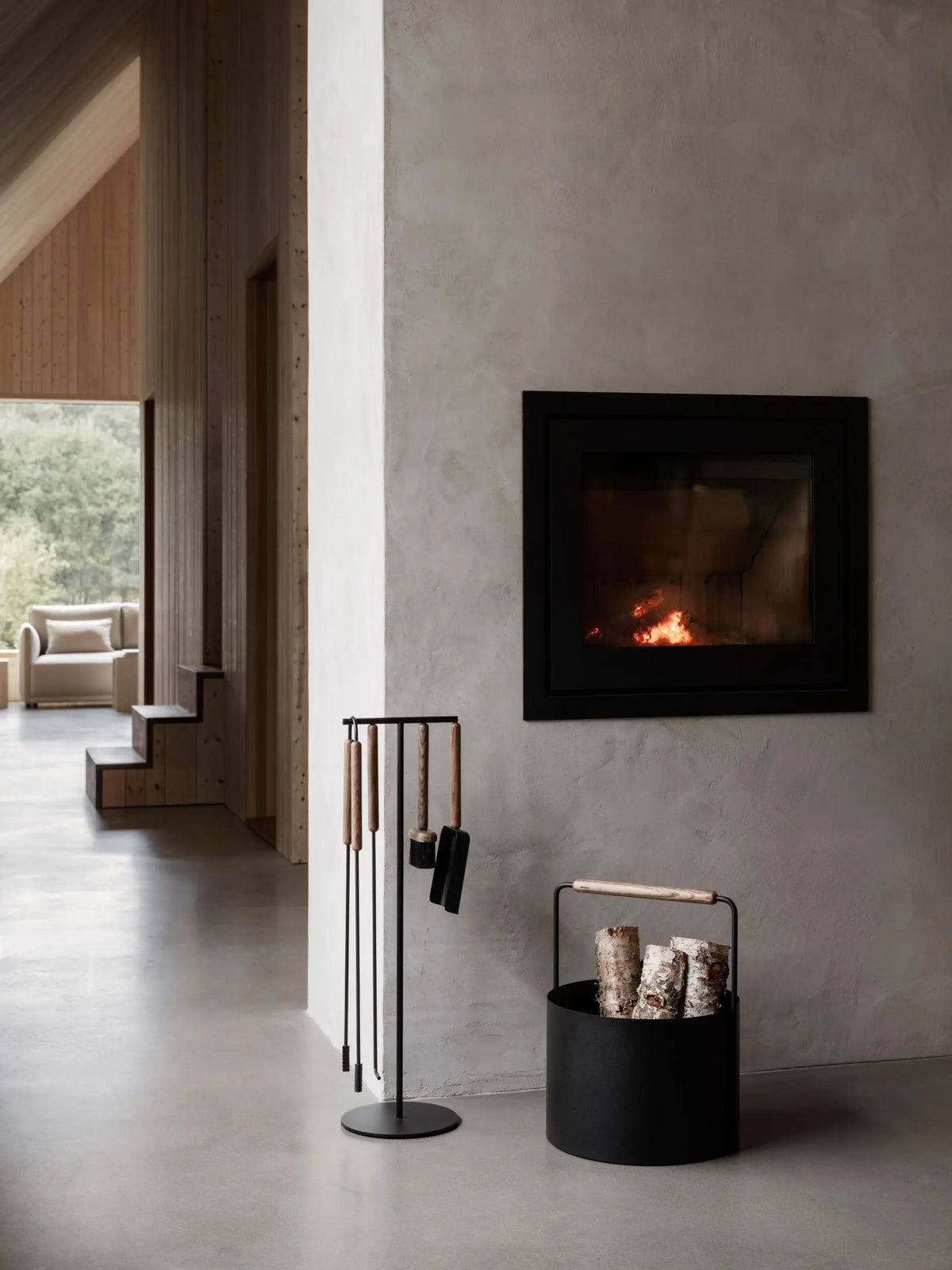 Blomus Ashi halkoteline M ruskea/musta Blomus