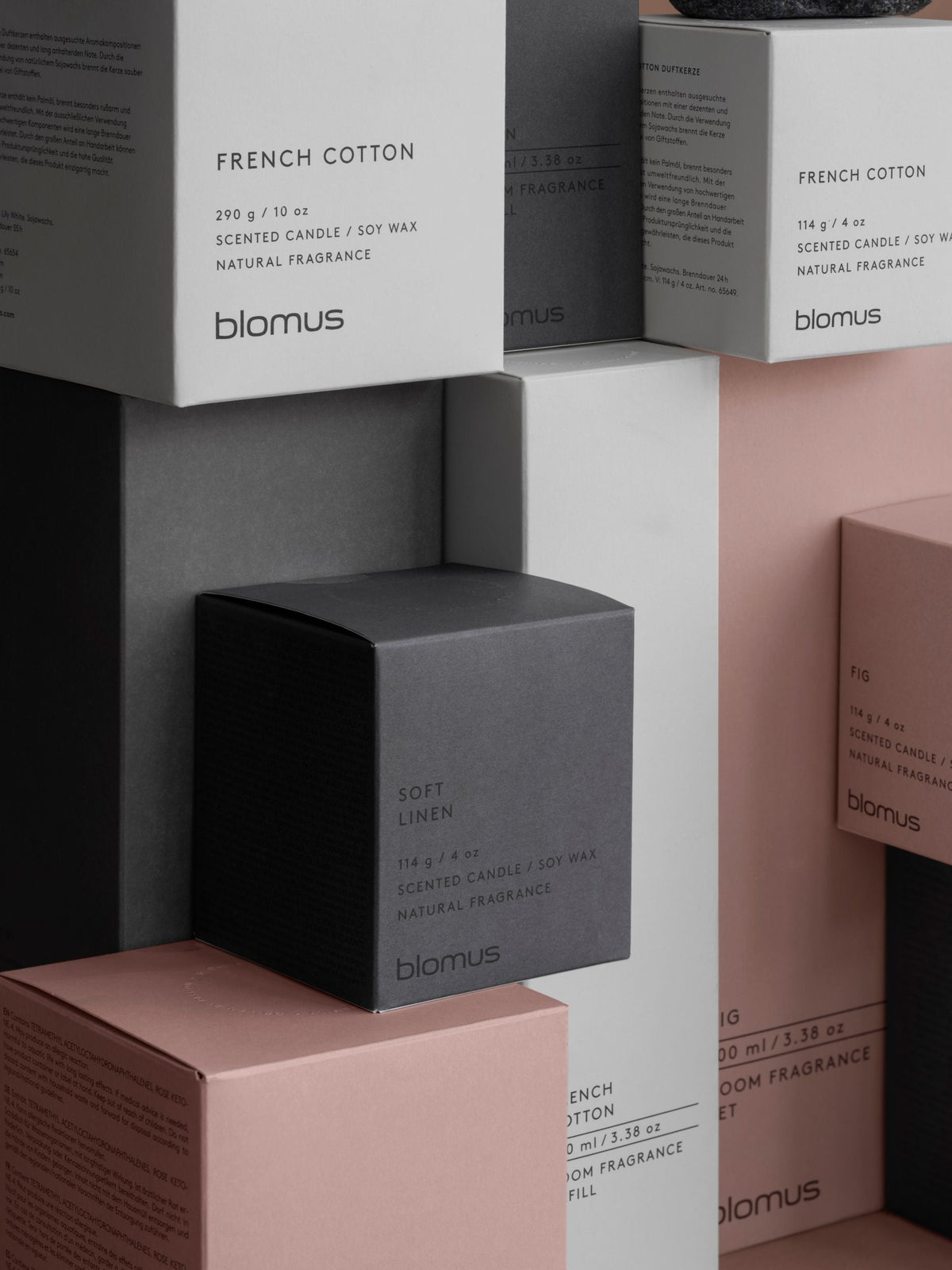 Blomus Fraga tuoksukynttilä Soft Linen S Blomus