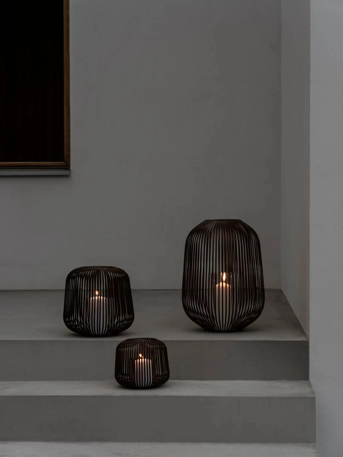 Blomus Lito M lyhty musta Blomus