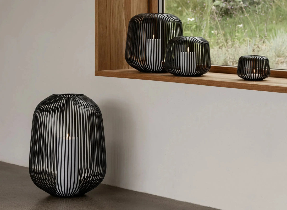 Blomus Lito M lyhty musta Blomus