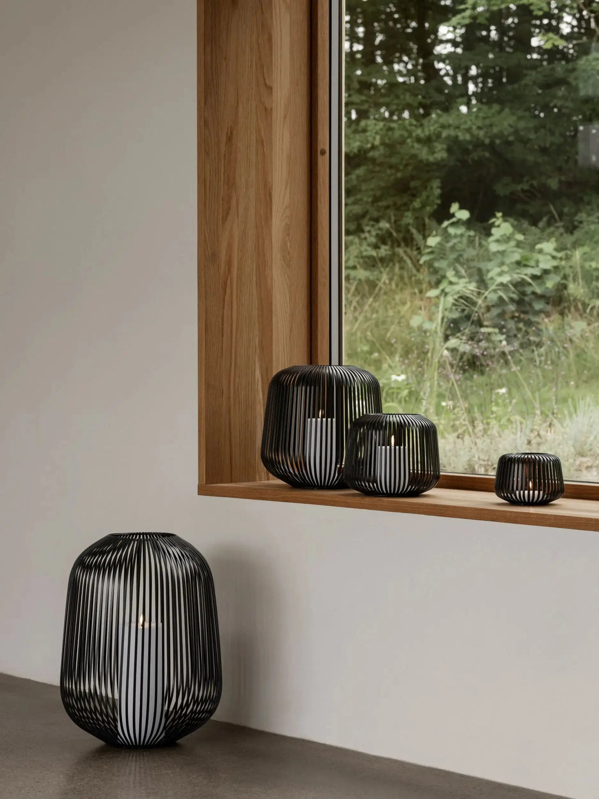 Blomus Lito M lyhty musta Blomus